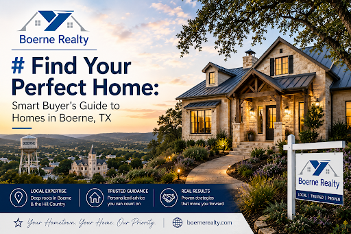 Find Your Perfect Home : Smart Buyer’s Guide to Homes in Boerne, TX